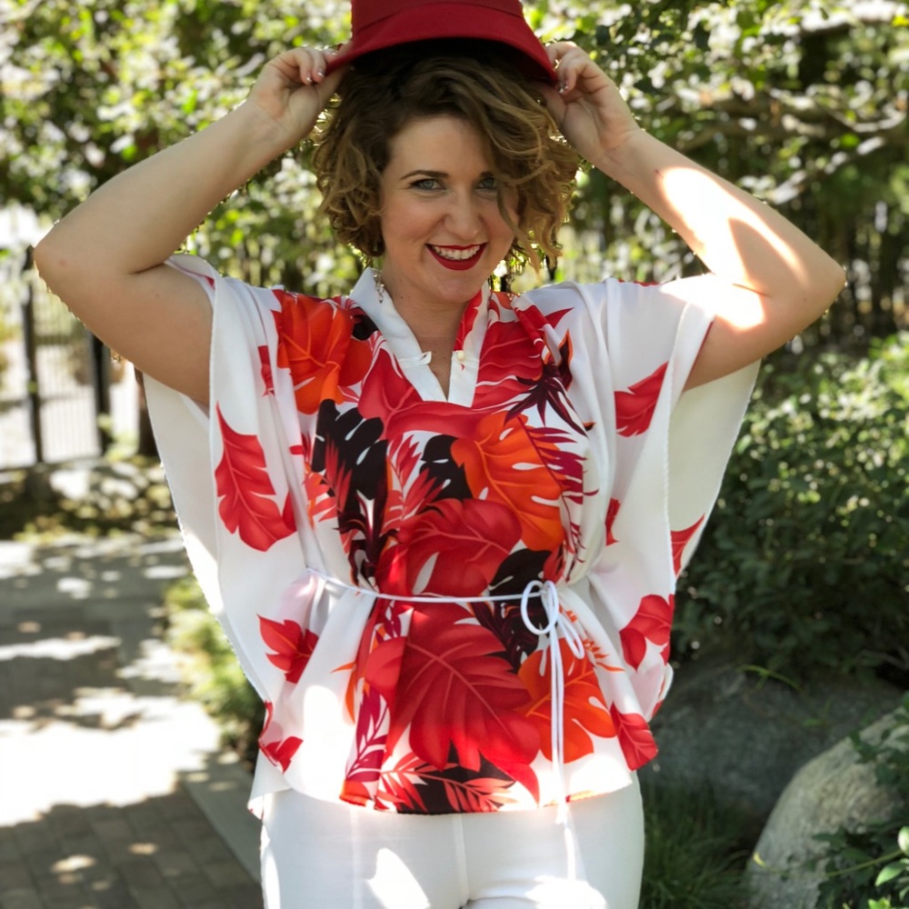 Floral blouse